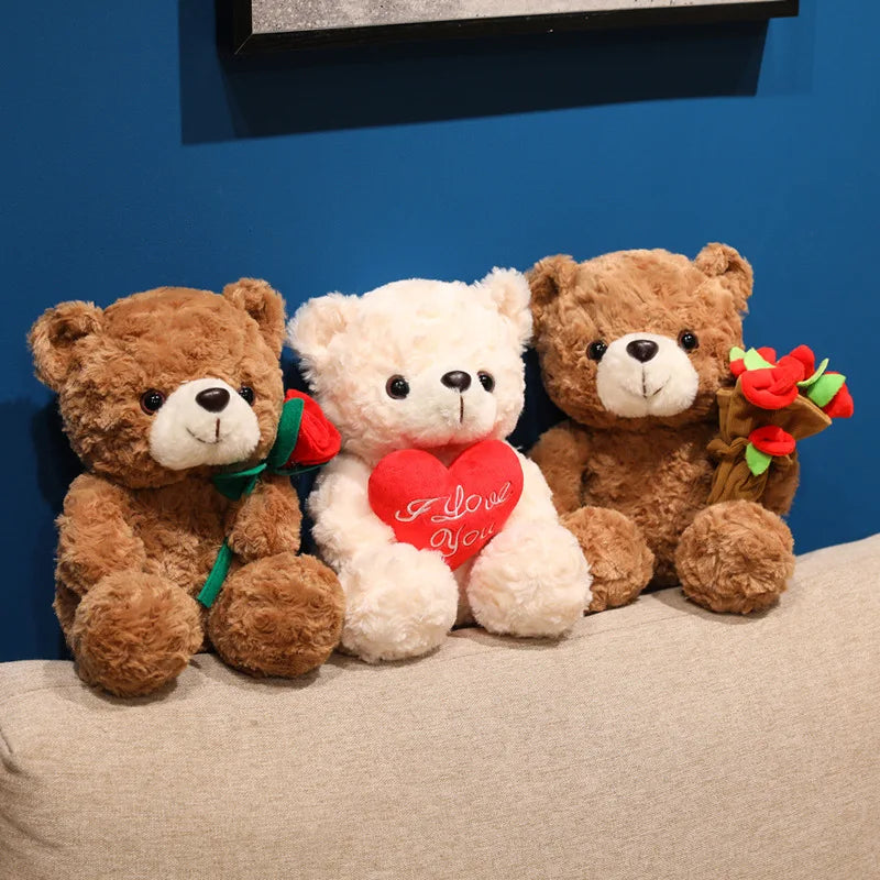 Love Rose Bear Plush