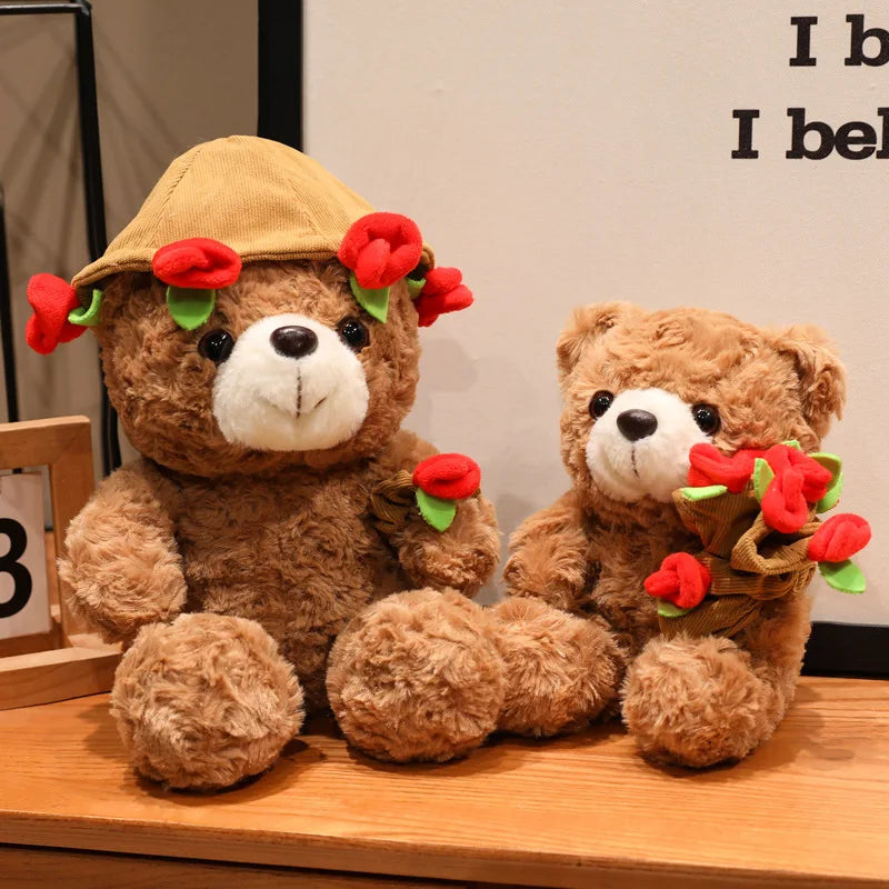 Love Rose Bear Plush
